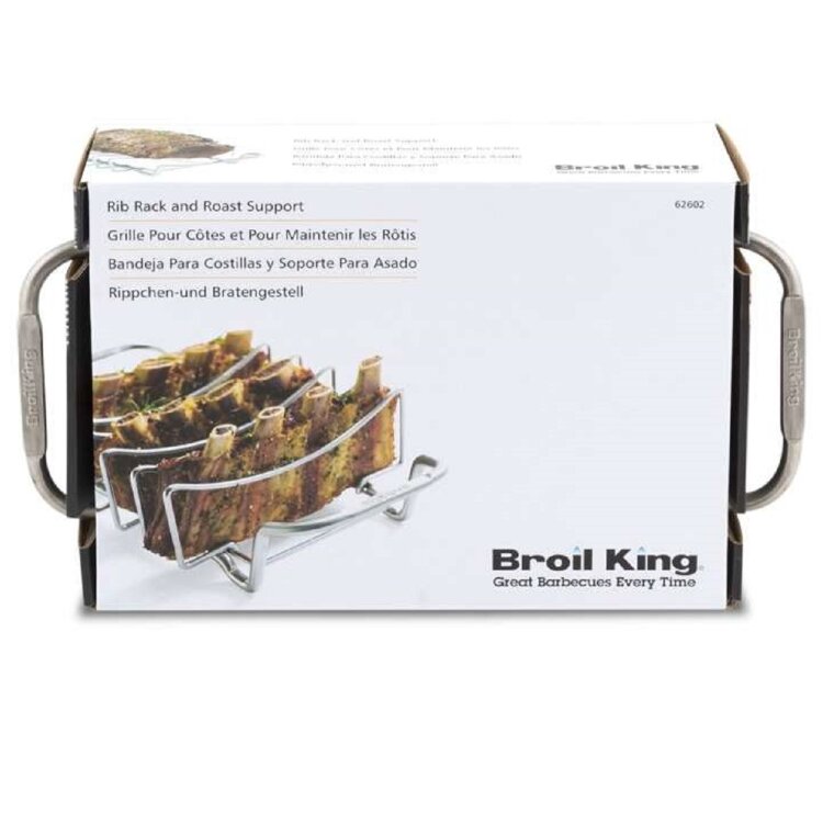 Подставка гриль Broil-King для ребрышек, нержавеющая сталь 
